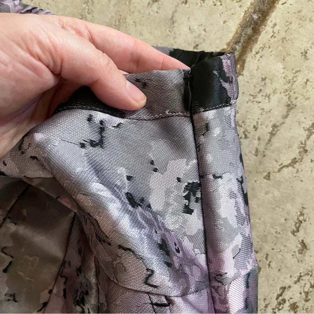 Soft Surroundings Maxi Skirt Petite Medium Floral Jacquard Dark Fairy Whimsigoth